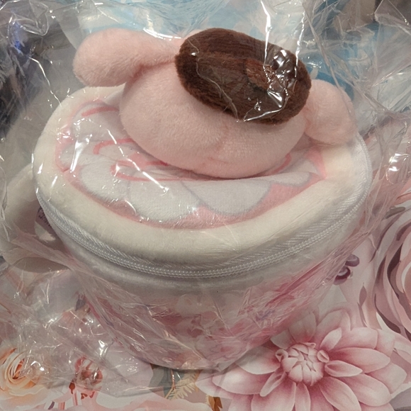 Pompompurin YumeTwins Exclusive Sakura Latte Mug Pouch - Picture 4 of 5